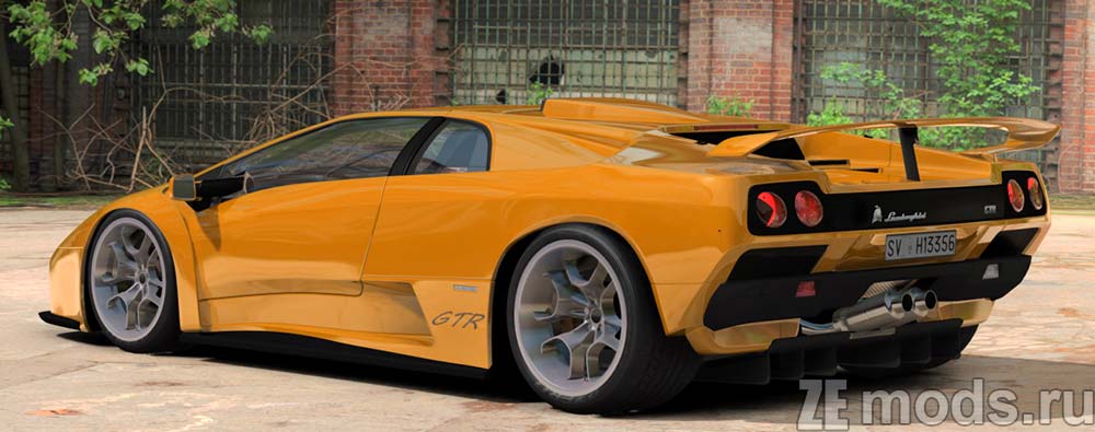 мод Lamborghini Diablo GTR SE для Assetto Corsa