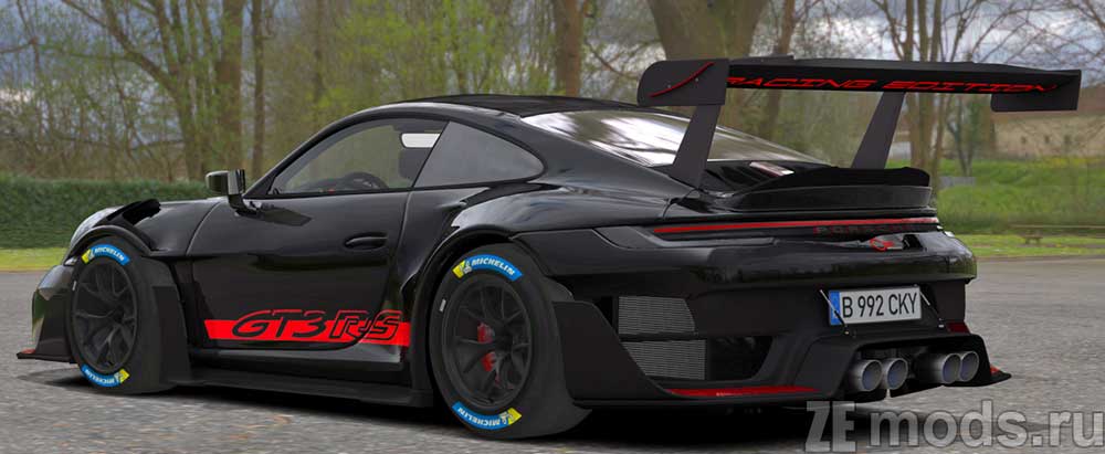 мод Porsche 992 GT3 RS Racing Edition для Assetto Corsa