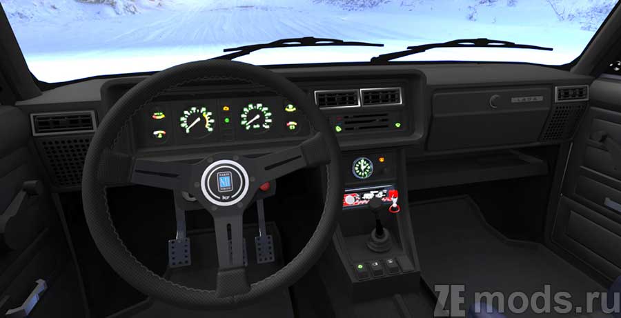 мод ВАЗ 2107 FREE_RAM "Winter Car Pack 2022" для Assetto Corsa