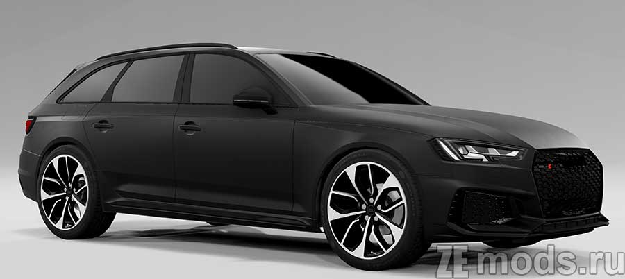 мод Audi A4 Avant (B9) для BeamNG.drive