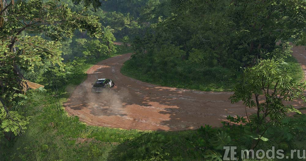 Карта "El Ferrito's Jungle Rock Rally" для BeamNG.drive