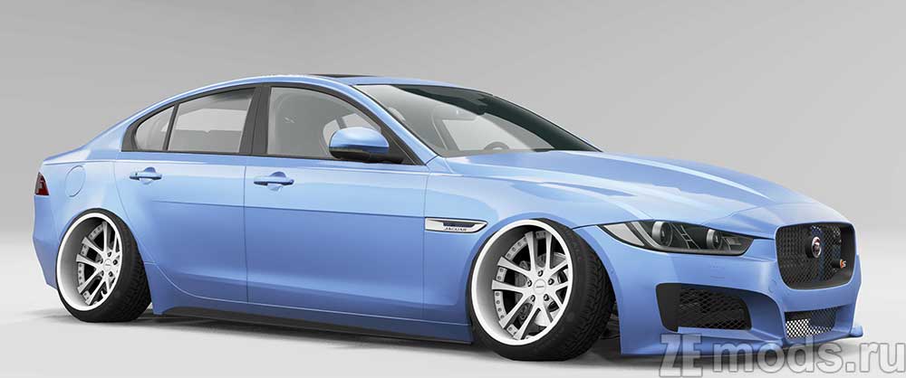 мод Jaguar XE для BeamNG.drive