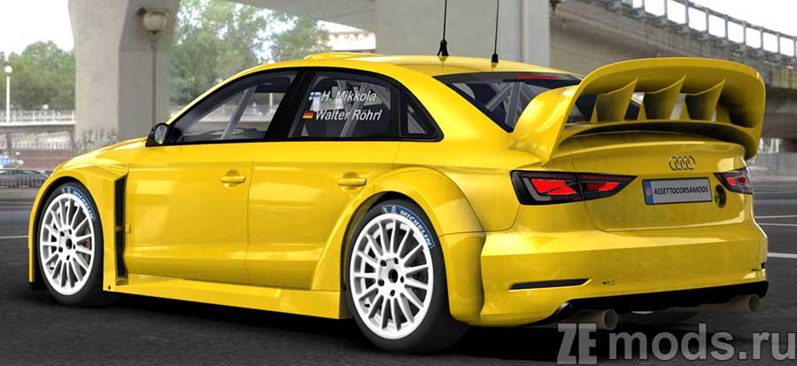 мод Audi S3 Rally для Assetto Corsa