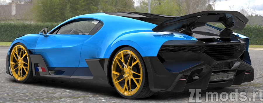 мод Bugatti Divo для Assetto Corsa