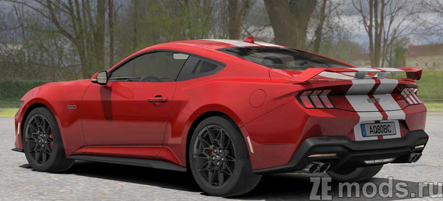 мод Ford Mustang S650 GT 2024 для Assetto Corsa