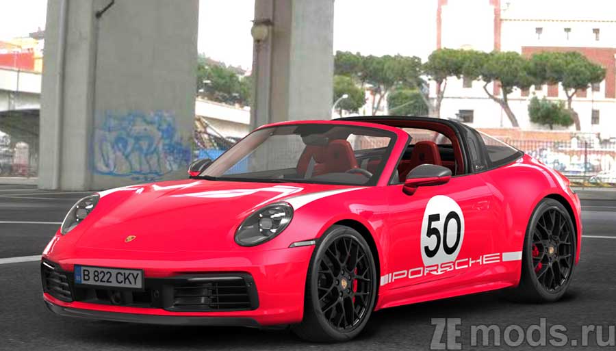 Porsche 992 Targa 4S 2023 для Assetto Corsa