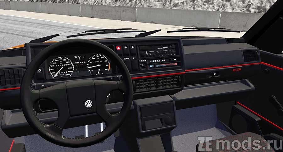 мод Volkswagen Jetta MK2 для Assetto Corsa