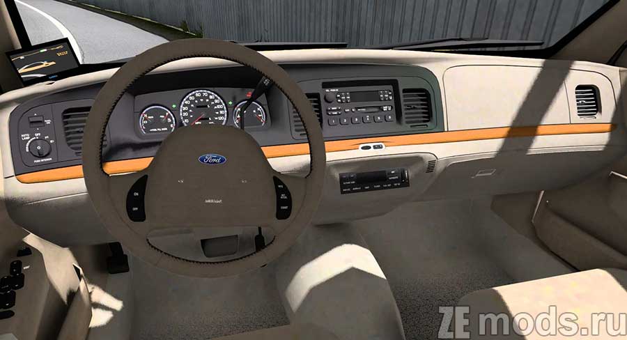 мод Ford Crown Victoria 2012 для Euro Truck Simulator 2