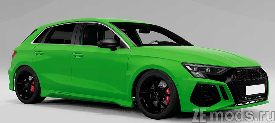 мод Audi RS3 2022 для BeamNG.drive