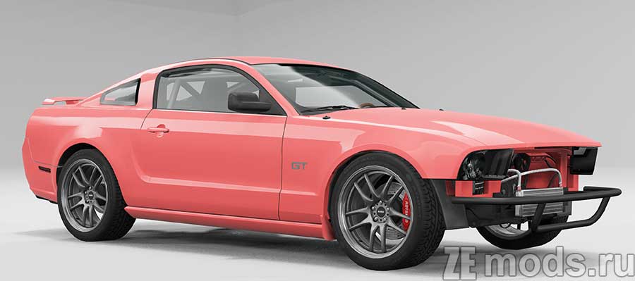 мод Ford Mustang GT 2005 для BeamNG.drive