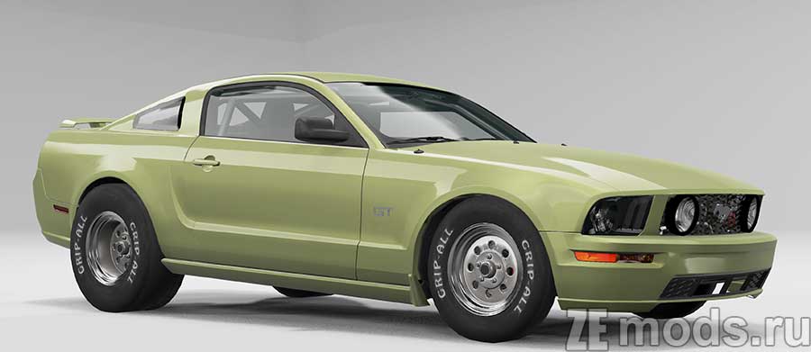 мод Ford Mustang GT 2005 для BeamNG.drive