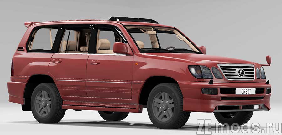 мод Lexus LX 470 для BeamNG.drive