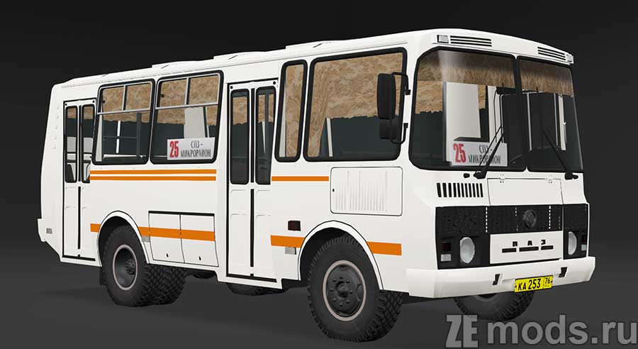 мод ПАЗ-3205 для BeamNG.drive