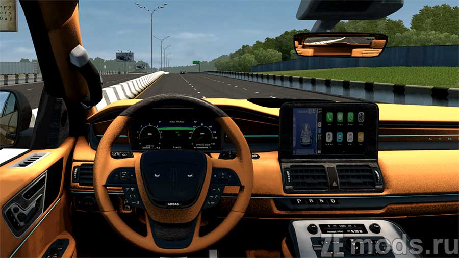 мод Lincoln Navigator 2021 для City Car Driving 1.5.9.2