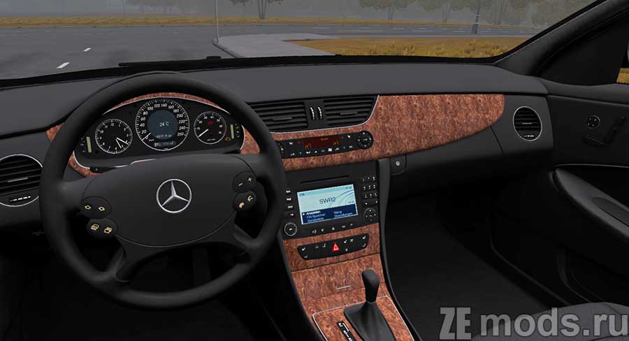 мод Mercedes-Benz CLS 350 W219 для City Car Driving 1.5.9.2