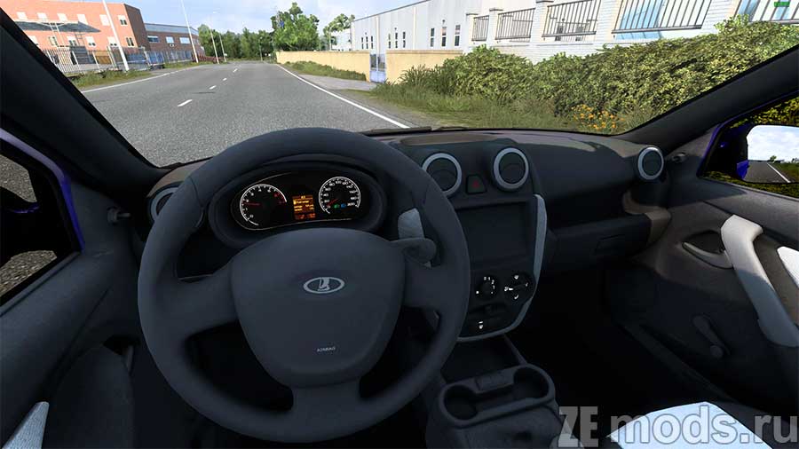 мод Лада Гранта 2190 для Euro Truck Simulator 2