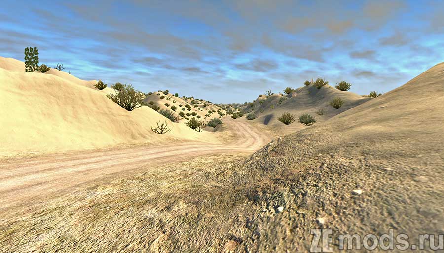Карта "Off Road Open Desert Trails" для BeamNG.drive