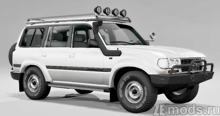 мод Toyota Land Cruiser 80 для BeamNG.drive