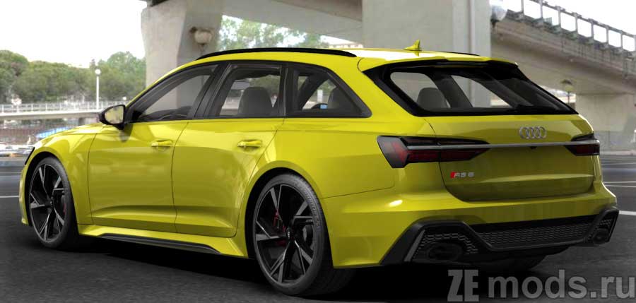мод Audi RS6 2020 Stage 2 milltek для Assetto Corsa