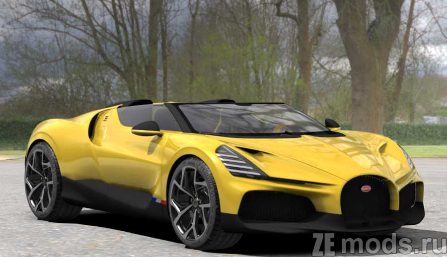 Bugatti Mistral для Assetto Corsa