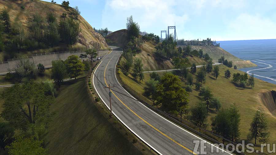 Карта "California Highway" для Assetto Corsa