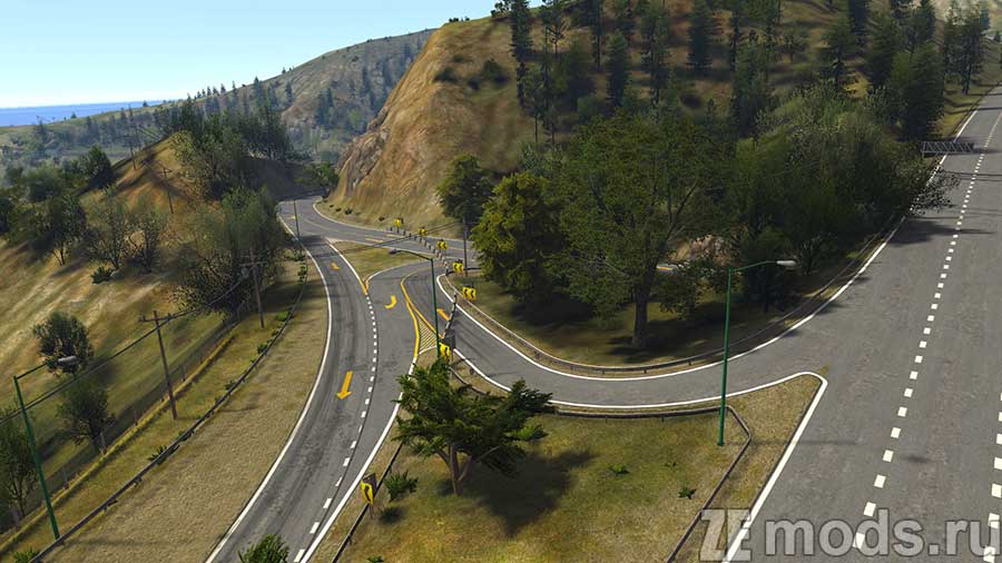 Карта "California Highway" для Assetto Corsa