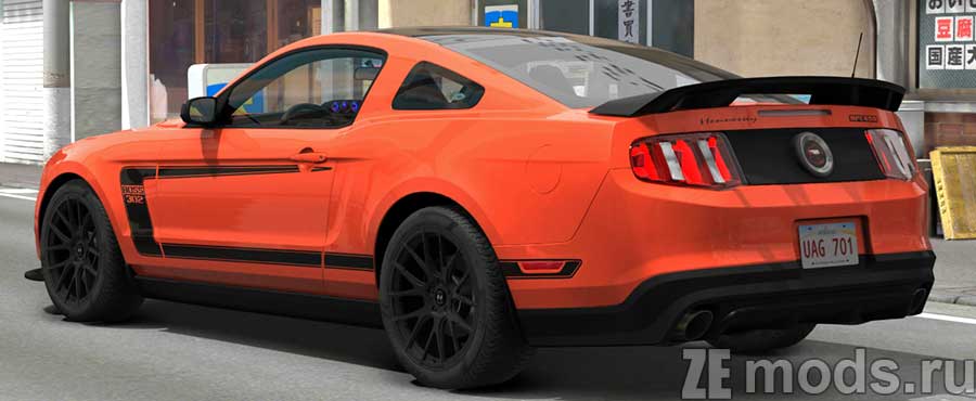 мод Ford Mustang 2012 Boss 302 Hennessey HPE650 для Assetto Corsa