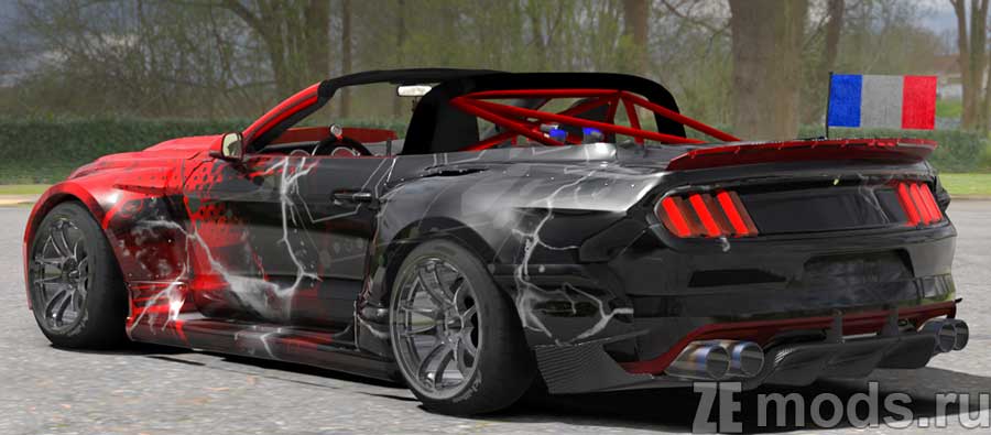 мод Ford Mustang Cab IDS для Assetto Corsa