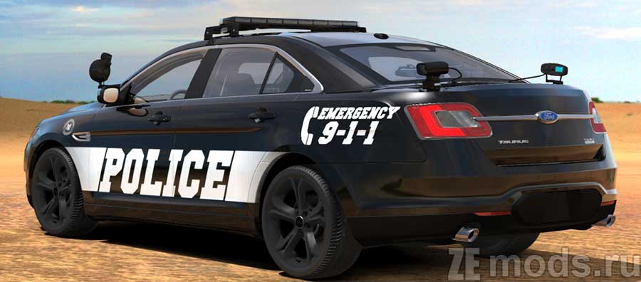 мод Ford Taurus Police Patrol для Assetto Corsa