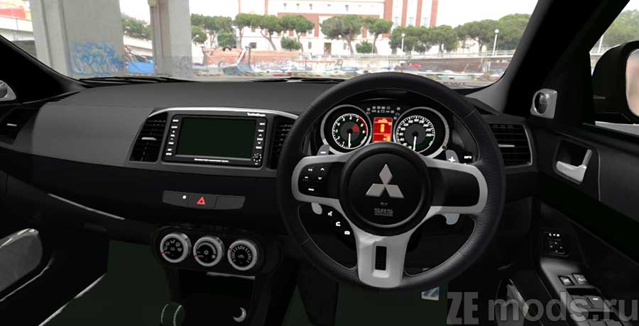 мод Mitsubishi Lancer EVO X KNM N Line для Assetto Corsa