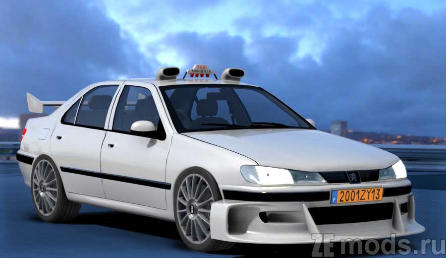 Peugeot 406 V6 Taxi 2 для Assetto Corsa