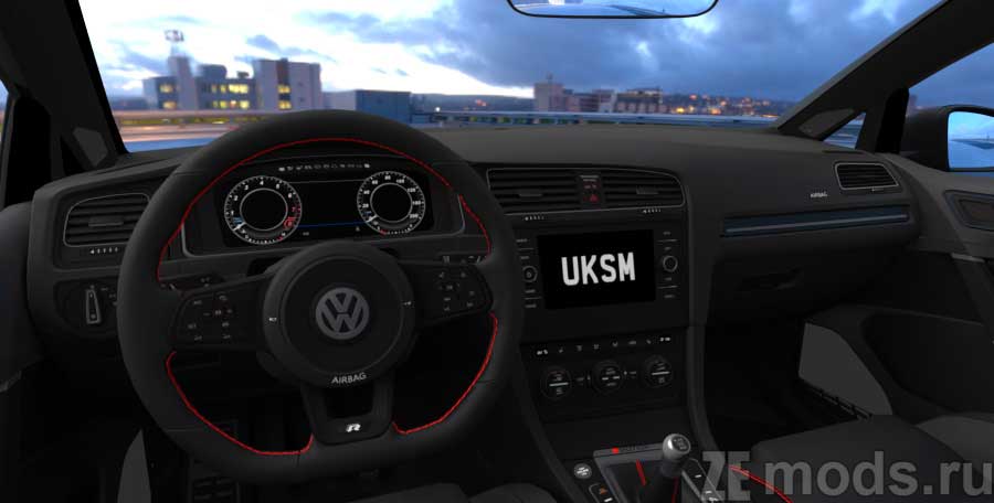 мод Volkswagen Golf R MK7.5 для Assetto Corsa