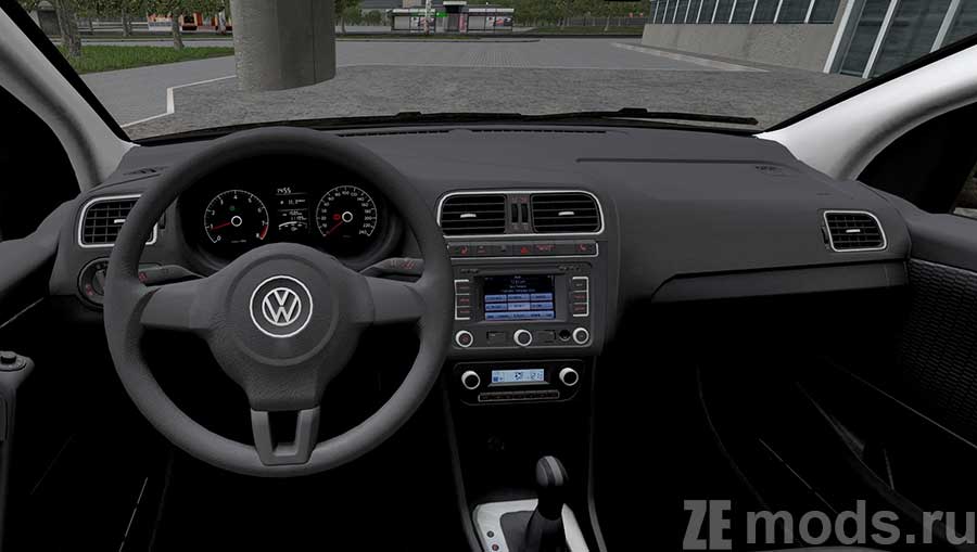 мод Volkswagen Polo 2010 1.6i для City Car Driving 1.5.9.2