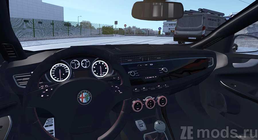 мод Alfa Romeo Giulietta для Euro Truck Simulator 2