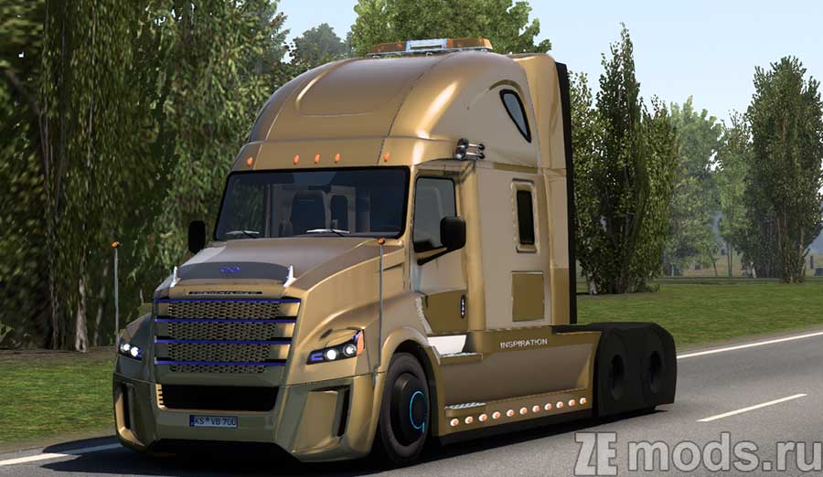 Freightliner Inspiration для Euro Truck Simulator 2 (1.46)