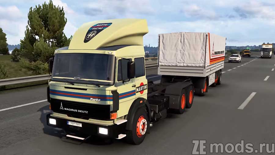 мод Magirus Deutz 360M для Euro Truck Simulator 2