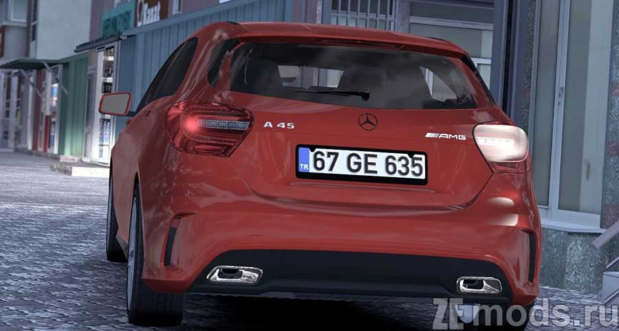 мод Mercedes-Benz A45 для Euro Truck Simulator 2