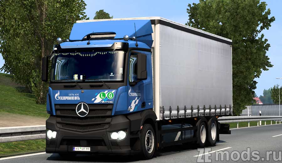 Mercedes-Benz Antos ’12 для Euro Truck Simulator 2 (1.46)