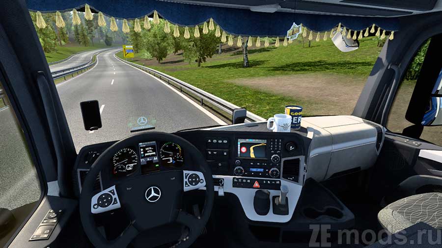 мод Mercedes-Benz Antos ’12 для Euro Truck Simulator 2