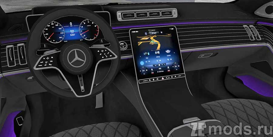 мод Mercedes-Benz S-Class W223 для Euro Truck Simulator 2