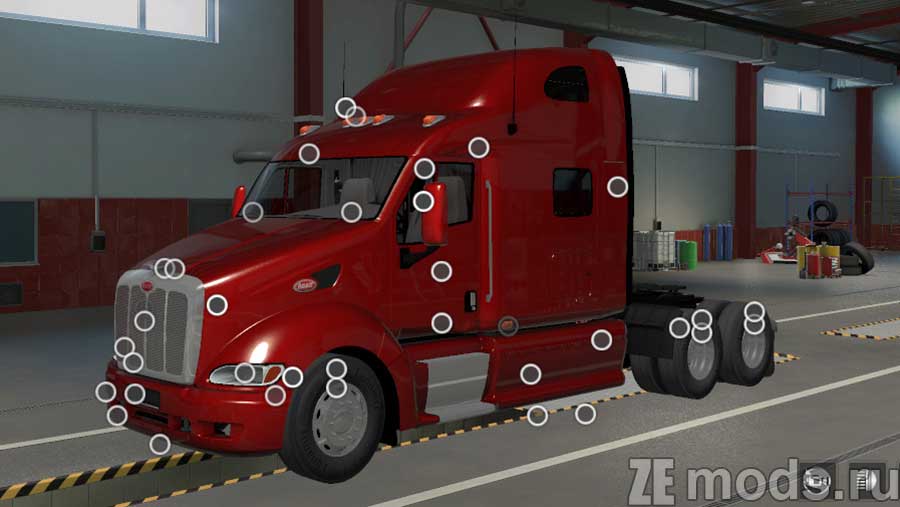 мод Peterbilt 387 для Euro Truck Simulator 2