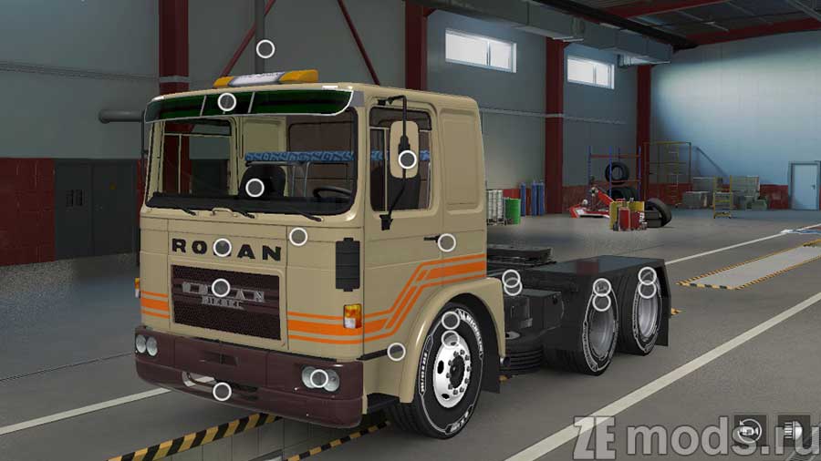 мод ROMAN Diesel для Euro Truck Simulator 2
