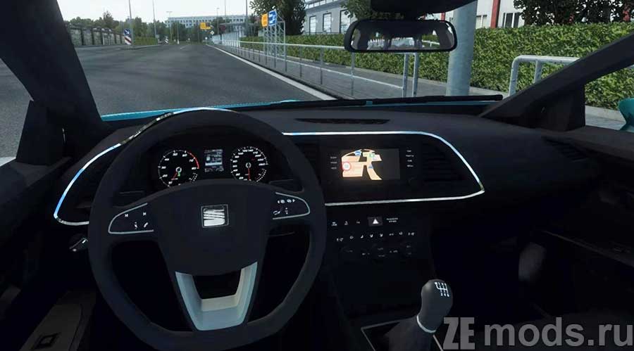 мод SEAT Leon для Euro Truck Simulator 2
