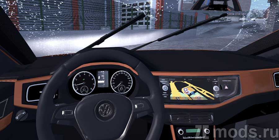 мод Volkswagen Polo R-Line 2020 для Euro Truck Simulator 2