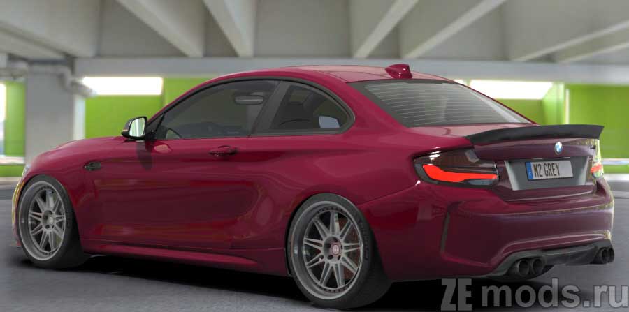 мод BMW M2 2018 Tuned для Assetto Corsa