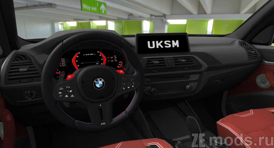 мод BMW X3M 2022 для Assetto Corsa