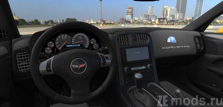 мод Chevrolet Corvette C6 Z06 Freshkiicks PUSHIN P TUNED для Assetto Corsa