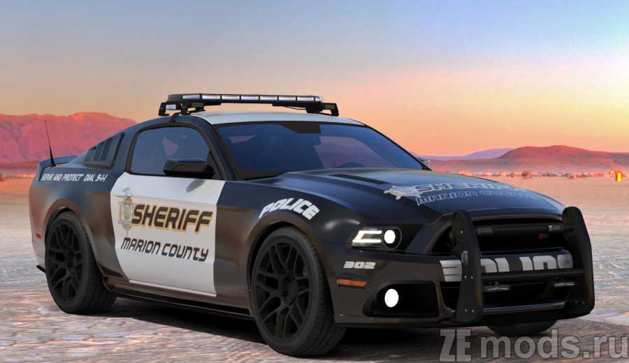 Ford Mustang Police Patrol для Assetto Corsa