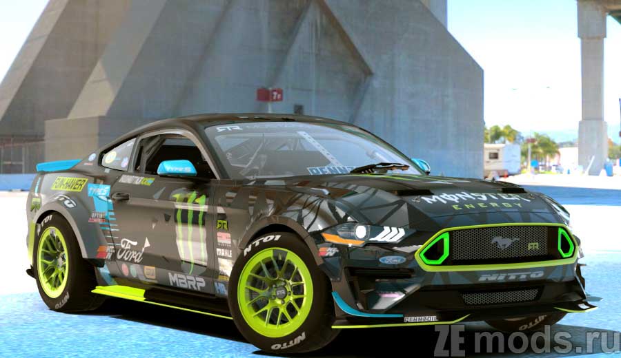 Ford Mustang RTR CDFR 2022 для Assetto Corsa