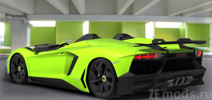 мод Lamborghini Aventador J для Assetto Corsa
